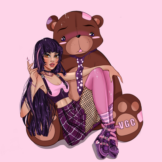 Kai & Kuma Wall Scroll